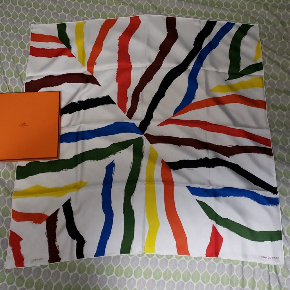 Hermes 100%silk scarf